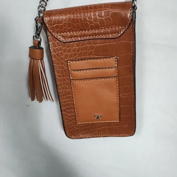Nine West Women’s Chic Brown Crossbody Bag with Tassel - Picture 8 of 11
